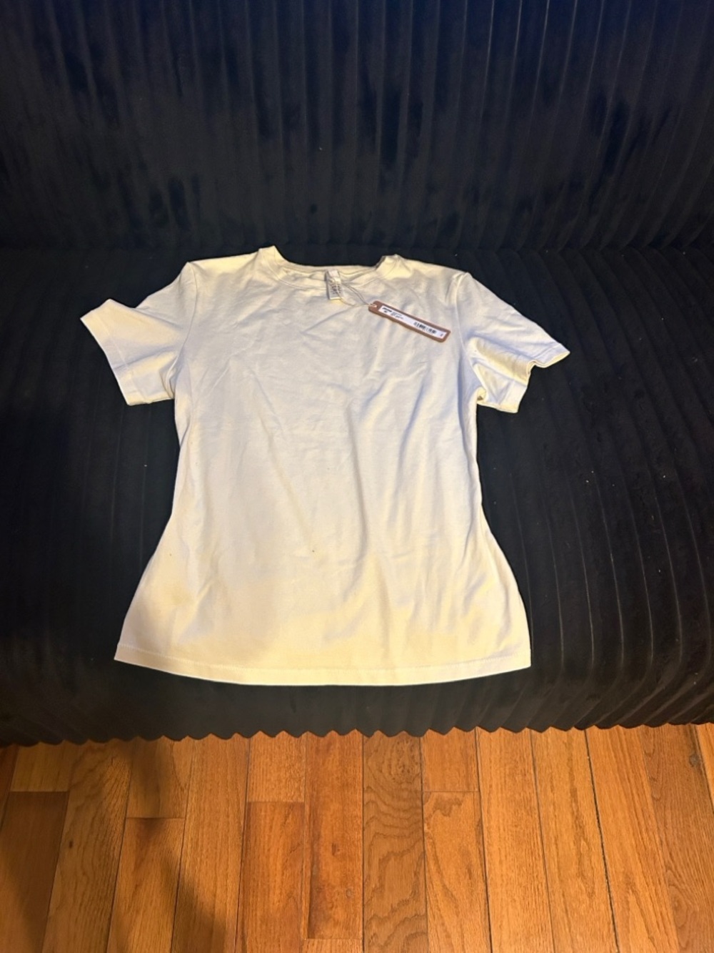 Skims Cotton Jersey TShirt • NWT • Never Worn • Bone (Cream) • Medium